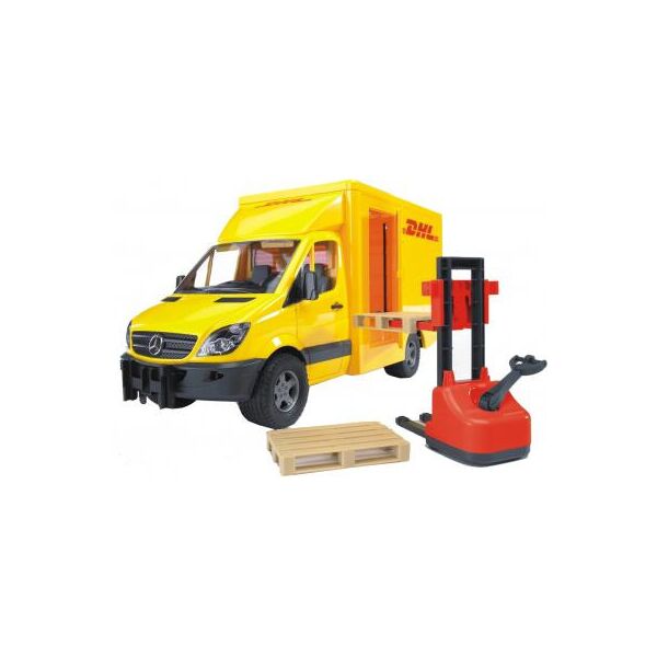 

Спецтехника Bruder МВ Sprinter курьерская доставка грузов с погрузчиком М1:16 (02534)