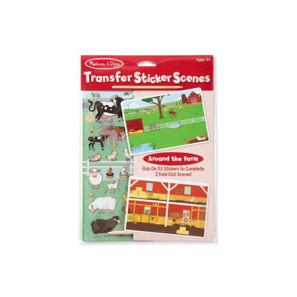 

Набор для творчества Melissa&Doug Переводные наклейки Ферма (MD9531)