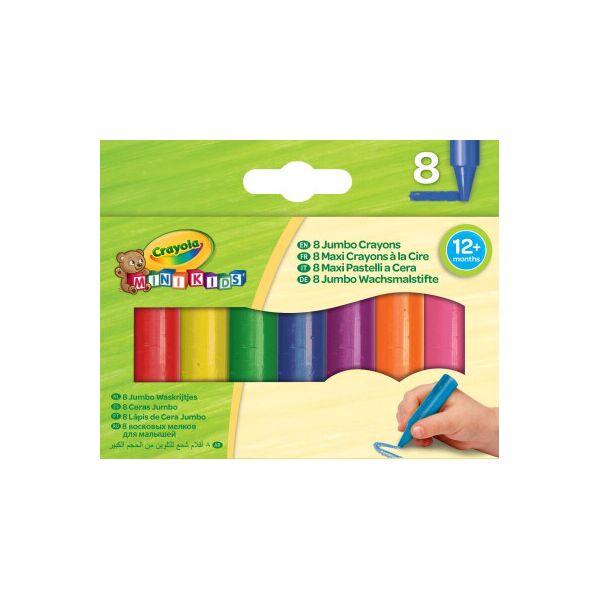 

Набор для творчества Crayola Mini Kids больших восковых мелков 8 шт. (256241.148)