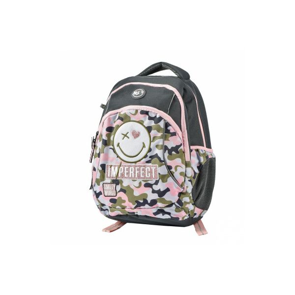 

Рюкзак школьный Yes T-45 Smiley World Military girl (558298)