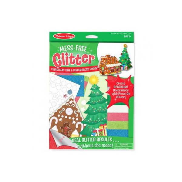 

Набор для творчества Melissa&Doug Объемные блестящие наклейки Рождественская елка и пряничный (MD8404)