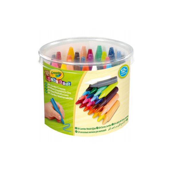 

Набор для творчества Crayola Mini Kids больших восковых мелков 24 шт. (256243.112)