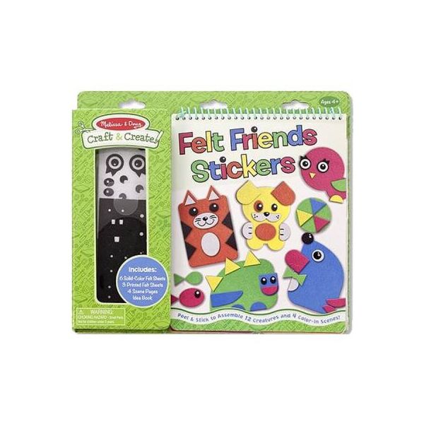 

Набор для творчества Melissa&Doug Набор войлочных наклеек Друзья (MD5060)