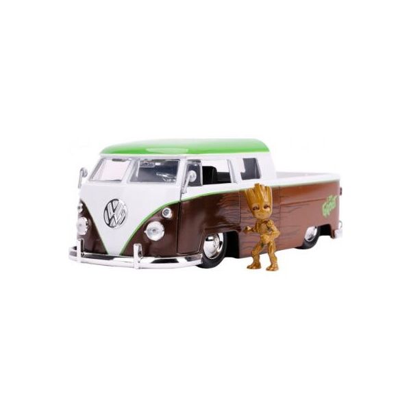

Машина Jada Марвел Стражи Галактики Volkswagen Pickup+фигурка Грута (253225013)