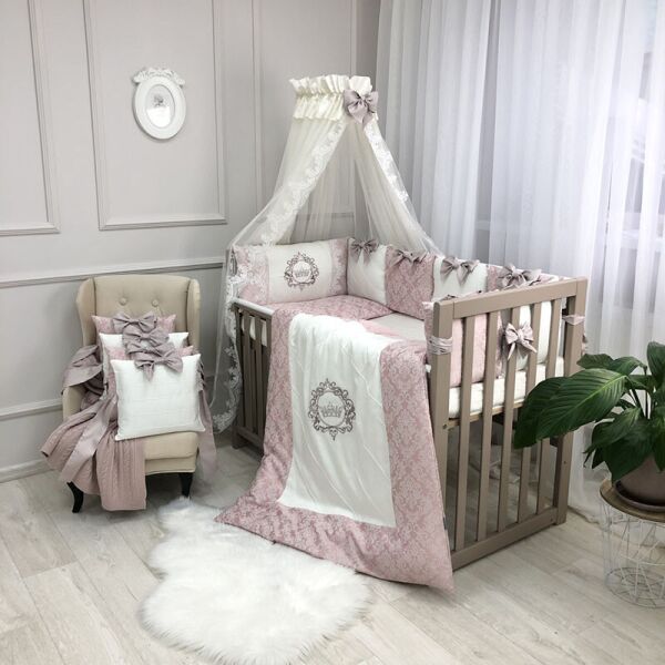 

Комплект детского постельного Elegance пыльная роза стандарт 0245205