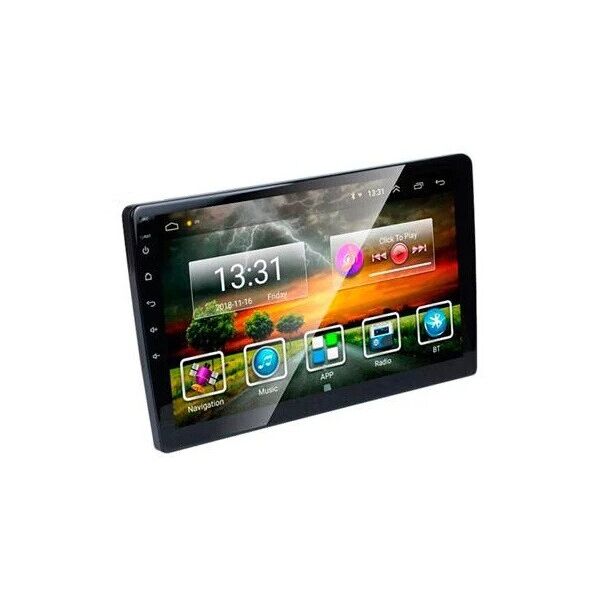 

Автомагнитола 10.1 1/16ГБ Android 9 Wi-Fi GPS 2USB MP5 2 DIN с ДУ черная