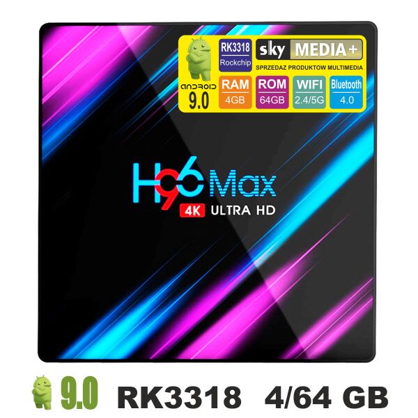 

Android TV приставка SKY (H96 max) 4/64 GB
