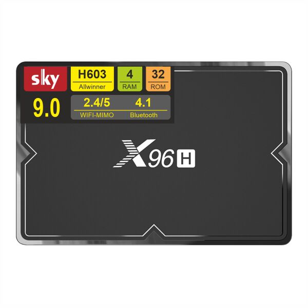 Акція на Android Smart TV приставка SKY (X96H) 4/64 GB від Allo UA