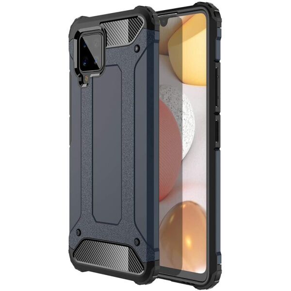 

Бронированный противоударный TPU+PC чехол Immortal для Samsung Galaxy M12 (Серый / Metal slate) (100083043)