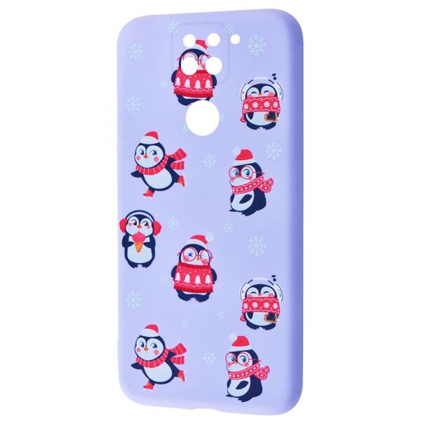 

TPU чехол WAVE Fancy для Xiaomi Redmi 10X (Penguins / Light purple) (100052216)