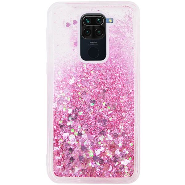 

TPU чехол Liquid hearts для Xiaomi Redmi 10X (Розовый) (100019071)