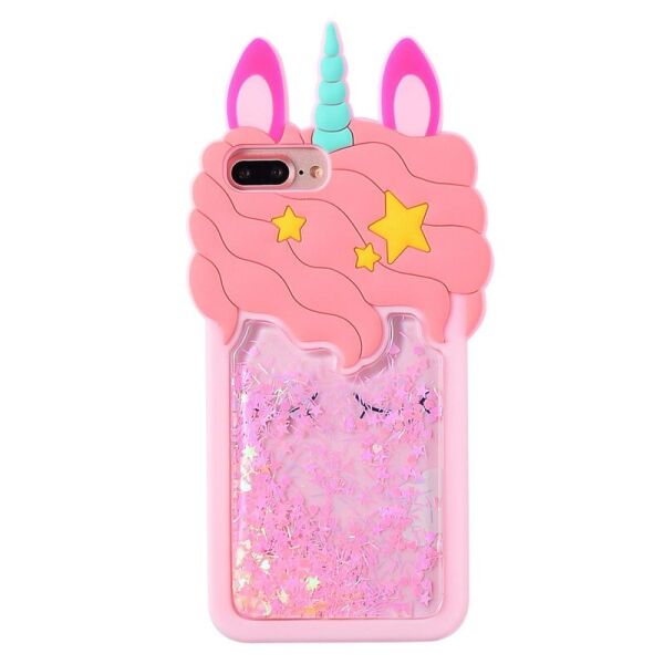 

Силиконовый чехол Unicorn 3D для iPhone 8 plus (5.5") (Розовый) (100010002)