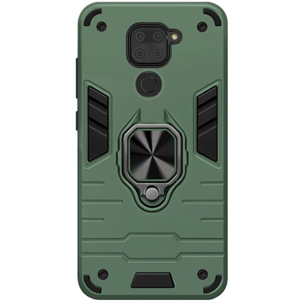

Ударопрочный чехол Transformer Ring for Magnet для Xiaomi Redmi Note 9 (Зеленый / Green) (1146937)