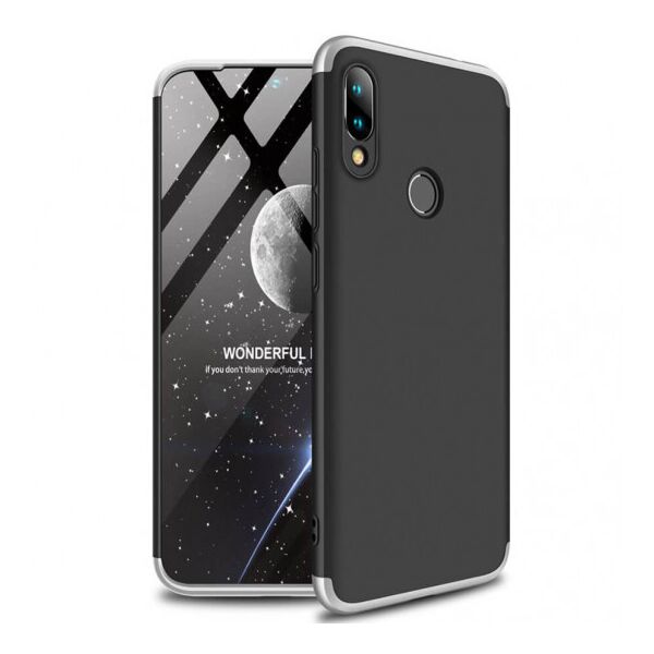

Пластиковая накладка GKK LikGus 360 градусов (opp) для Xiaomi Redmi Note 7S (Черный / Серебряный) (100047527)