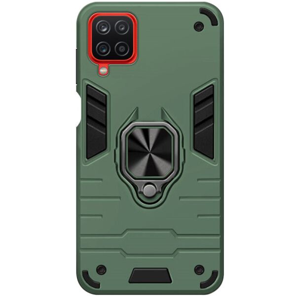 

Ударопрочный чехол Transformer Ring for Magnet для Samsung Galaxy A12 (Зеленый / Green) (1146910)