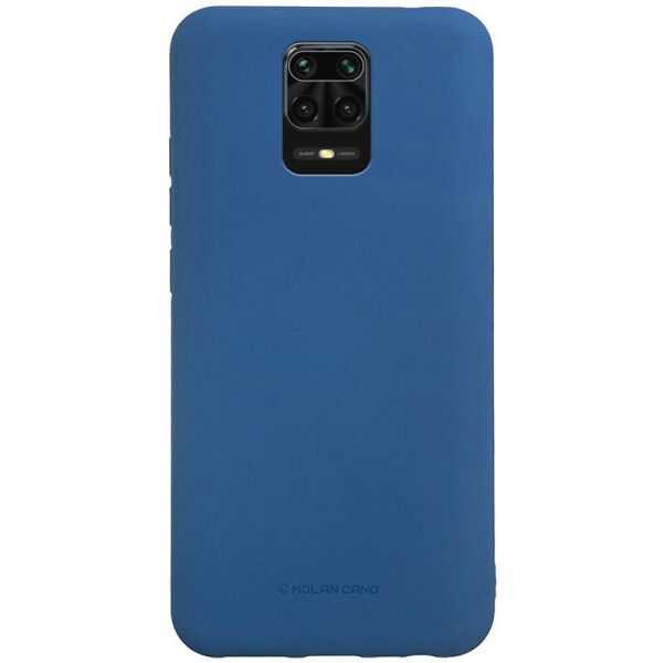 

TPU чехол Molan Cano Smooth для Xiaomi Redmi Note 9 Pro (Синий) (898065)