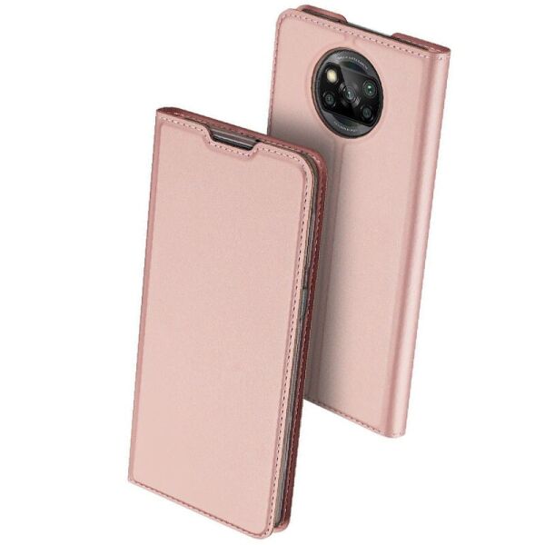 

Чехол-книжка Dux Ducis с карманом для Xiaomi Poco X3 Pro (Rose Gold) (100070506)