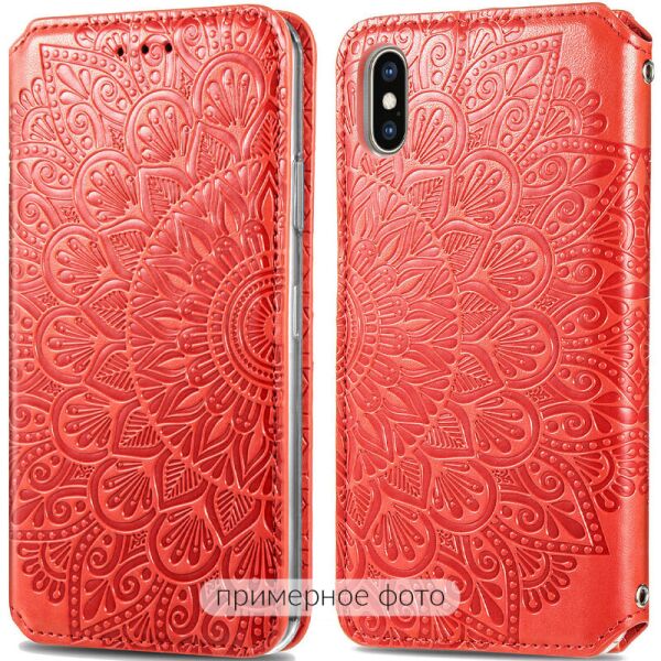 

Кожаный чехол книжка GETMAN Mandala (PU) для Xiaomi Poco X3 NFC (Красный) (1094024)