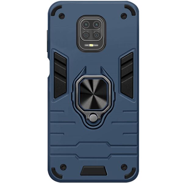 

Ударопрочный чехол Transformer Ring for Magnet для Xiaomi Redmi Note 9 Pro (Синий / Sapphire) (1146941)