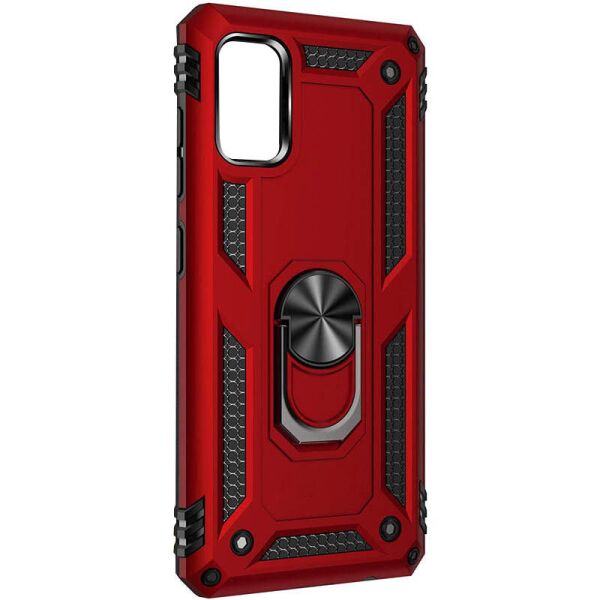 

Ударопрочный чехол Serge Ring for Magnet для Xiaomi Redmi Note 10S (Красный) (100079603)