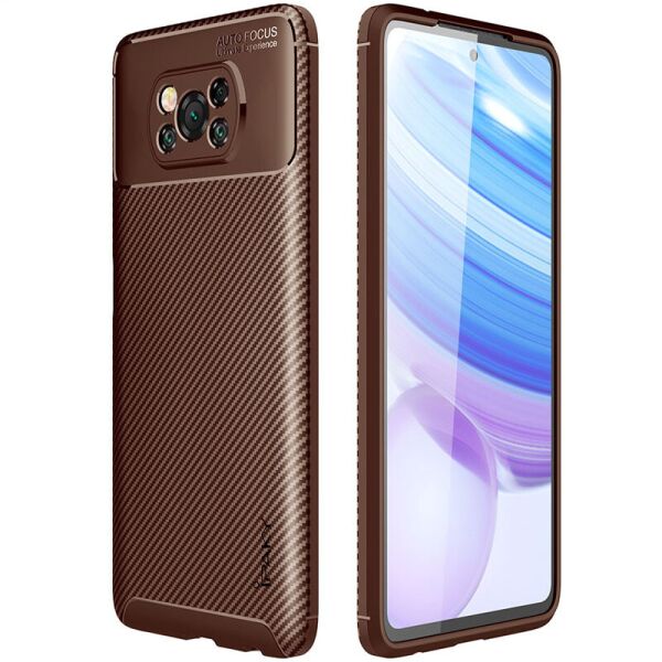

TPU чехол iPaky Kaisy Series для Xiaomi Poco X3 Pro (Коричневый) (100070478)