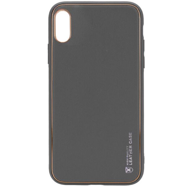 

Кожаный чехол Xshield для Apple iPhone XR (6.1") (Серый / Gray) (1133780)