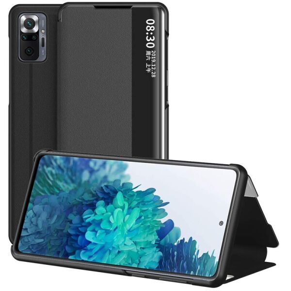 

Чехол-книжка Smart View Cover для Xiaomi Redmi Note 10 Pro Max (Черный) (100082171)