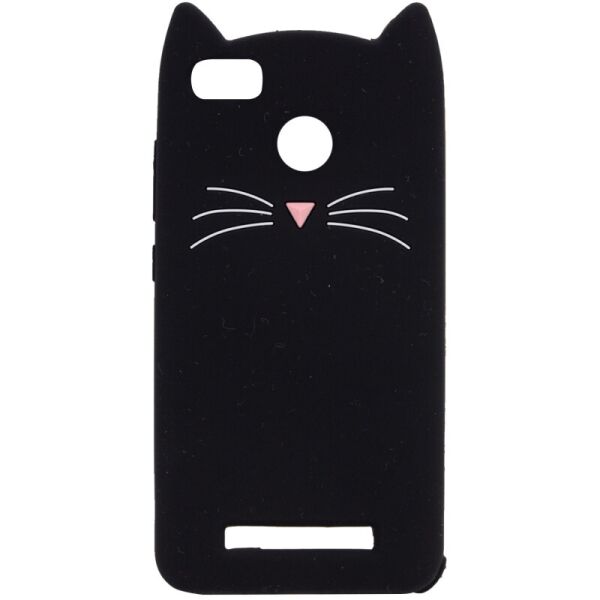 

Силиконовая накладка 3D Cat для Xiaomi Redmi 4X (Черный) (100027164)
