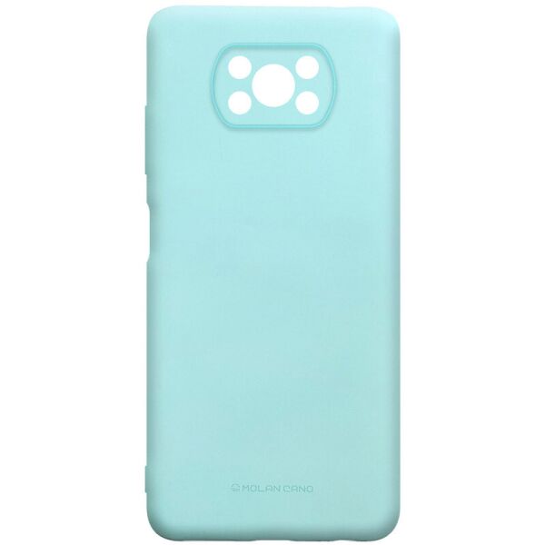 

TPU чехол Molan Cano Smooth для Xiaomi Poco X3 Pro (Бирюзовый) (100073354)