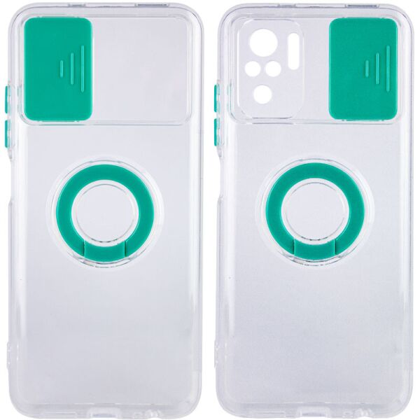 

Чехол Camshield ColorRing TPU со шторкой для Xiaomi Redmi Note 10S (Мятный) (100079690)