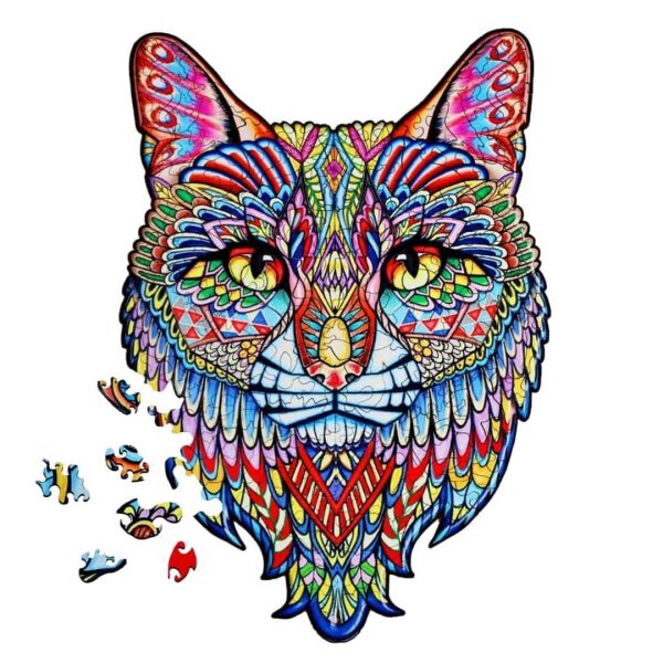

Деревянные пазлы - Кот