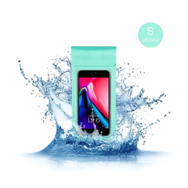 

Водонепроницаемый чехол для iPhone 12/12 Pro / 12 mini / 11 pro / X / Xs Мятный Размер S