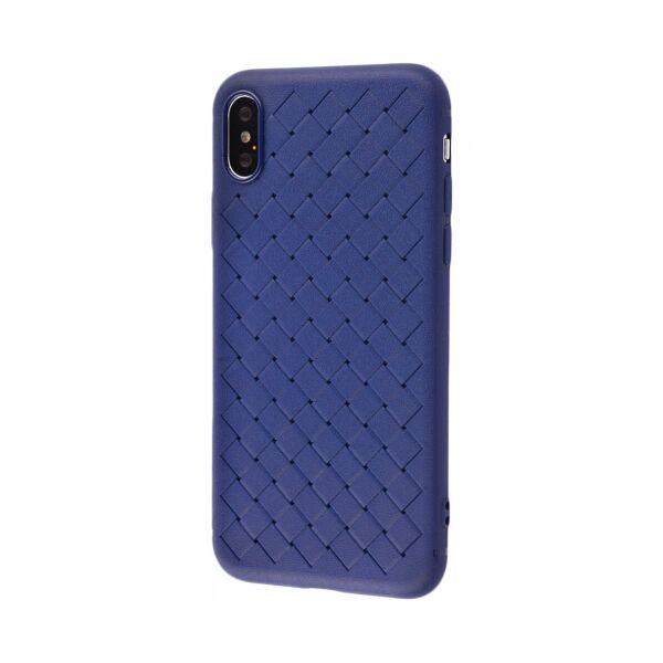 

Чехол для iPhone X / Xs Weaving Full Case TPU Синий