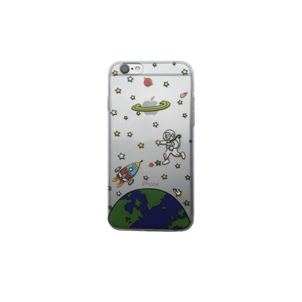 

Силиконовый чехол для iPhone 6 / 6s с рисунком космос
