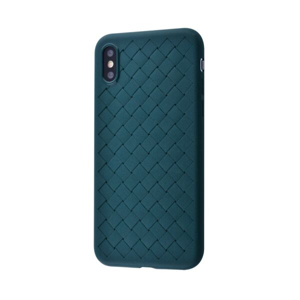

Чехол для iPhone X / Xs Weaving Full Case TPU Зеленый