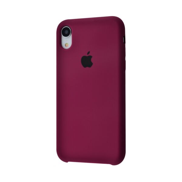 

Силиконовый чехол для iPhone Xr Silicone Case Rose Red