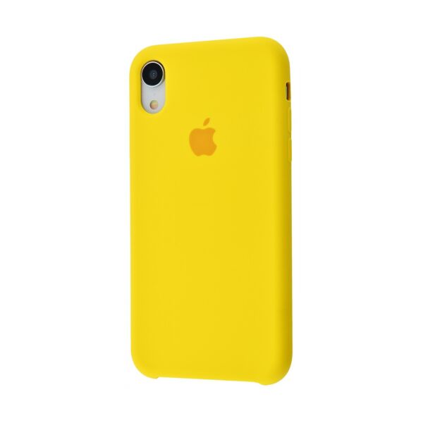 

Силиконовый чехол для iPhone Xr Silicone Case Yellow