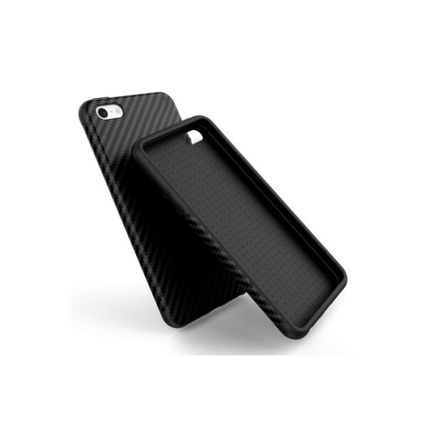 

Черный карбоновый чехол для iPhone 7/8