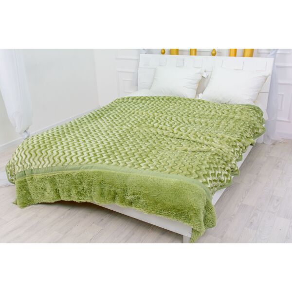 

Плед MirSon 1034 Butterfly Lime 220х240 см италия, флис