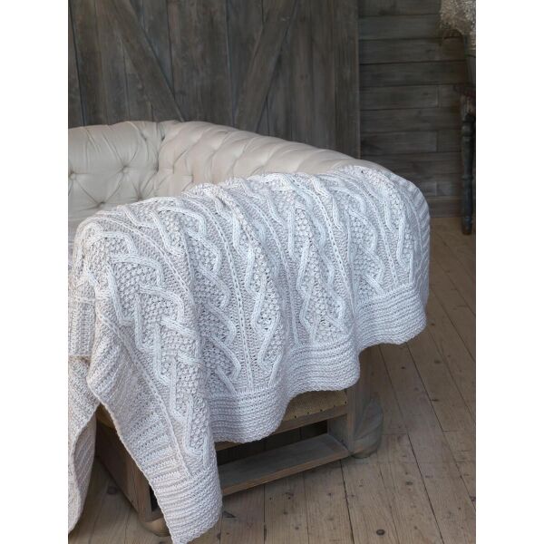 

Плед Betires Heart Beige-Ecru 130x170 см турция, шерсть