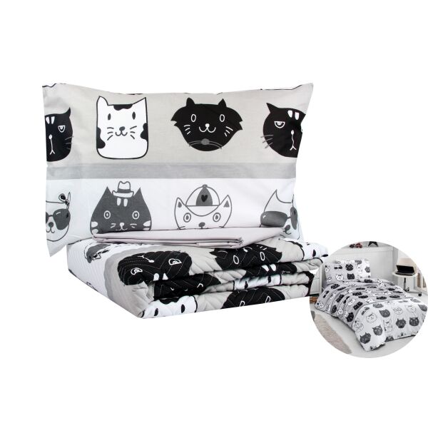

Постельное белье LightHouse LOVELY CATS 4 сезона Евро турция, ранфорс