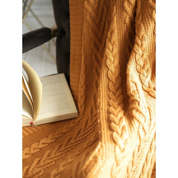 

Плед Betires Bloom Mustard 130x170 см турция, хлопок