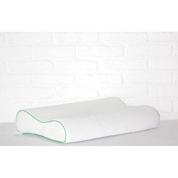 

Подушка ортопедическая MirSon №7119 Elite Green nature Julia AERO 58х40х10,5 см италия, пена memory