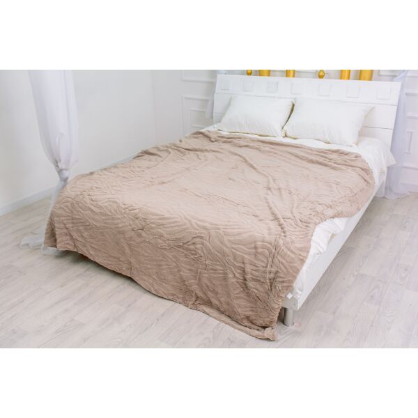 

Плед MirSon 1016 Aurora Creamy 180х200 см италия, флис