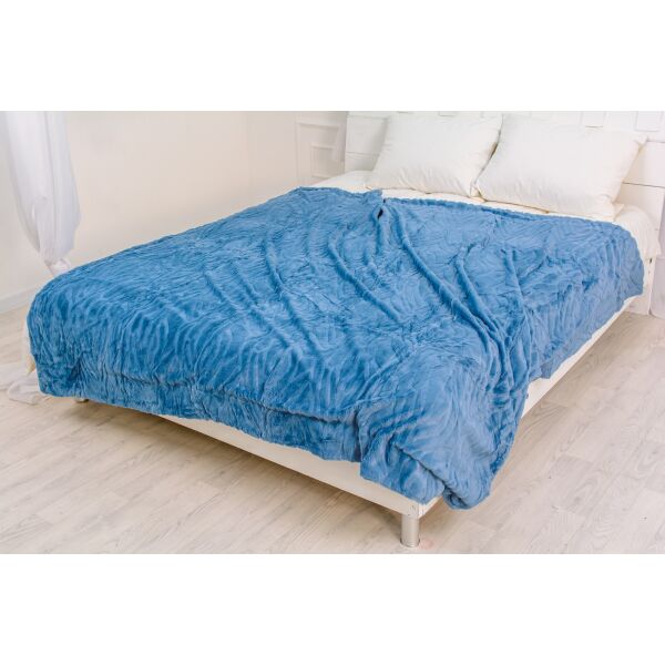 

Плед MirSon 1012 Aurora Blue 180х200 см италия, флис