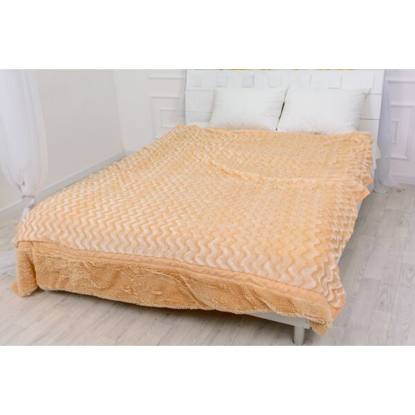 

Плед MirSon 1040 Butterfly Cappuccino 220х240 см италия, флис