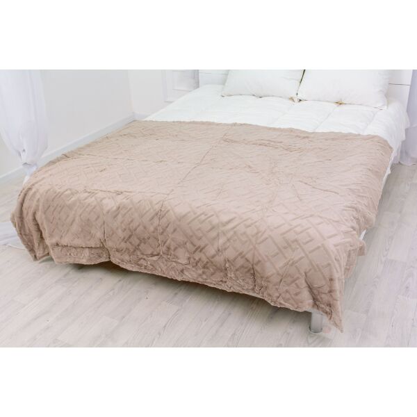 

Плед MirSon 1026 Camellia Creamy 150х200 см италия, флис