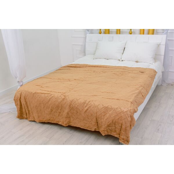 

Плед MirSon 1030 Camellia Cappuccino 150х200 см италия, флис