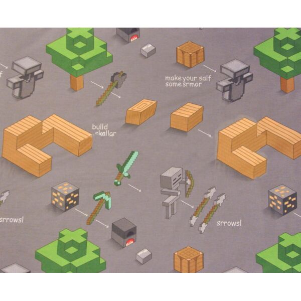 

Постельное белье MirSon 17-0416 Minecraft Односпальный украина, бязь