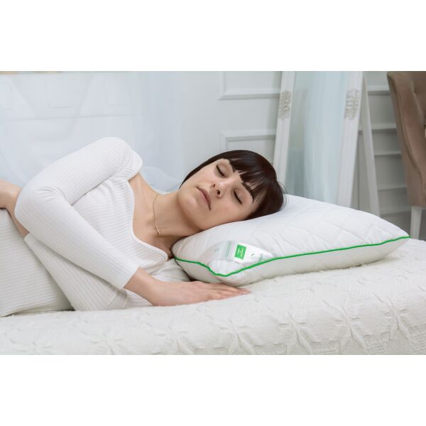 

Подушка ортопедическая MirSon №6082 Steep Line Aloe Vera Women 59х43х10 см италия, пена memory